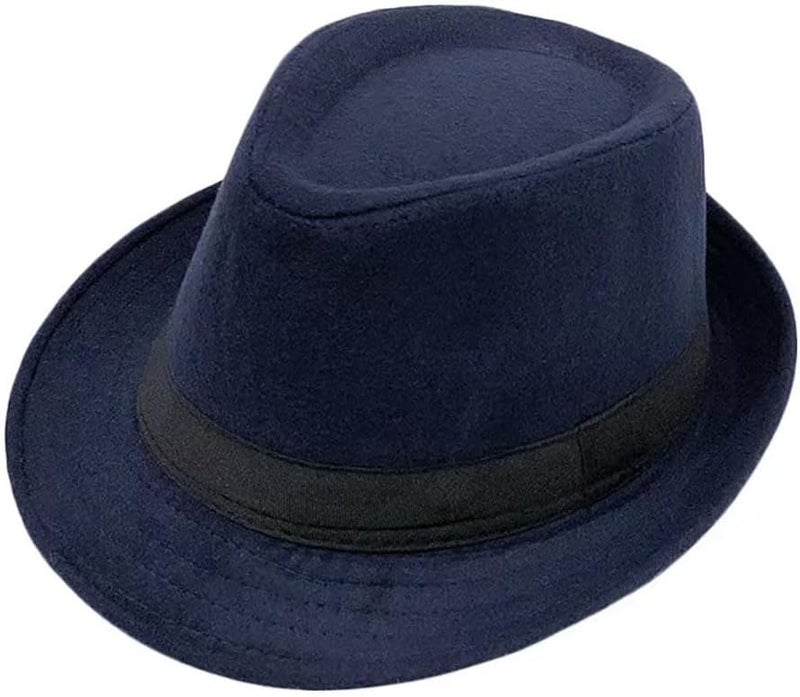 Ayhcclth Mens Fedora Hats Classic Manhattan Womens Fedora Hat - Image 2